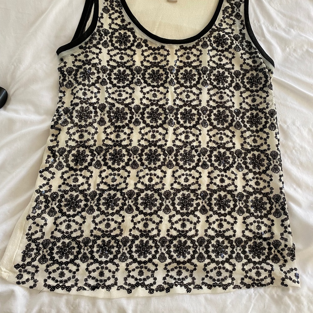 Banana Republic sequin tank